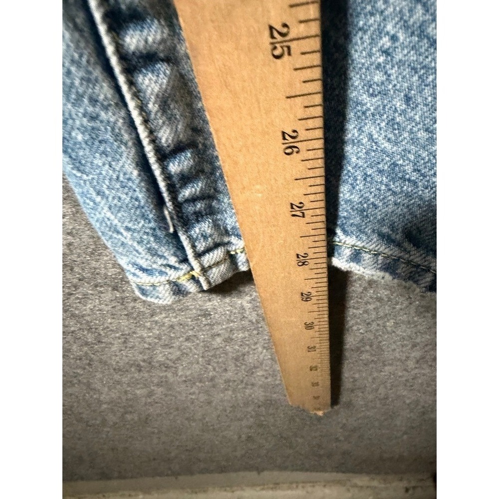 Pilcro and the Letterpress High-Rise Relaxed Straight Distressed Jeans Blue 25‎ - Picture 6 of 10